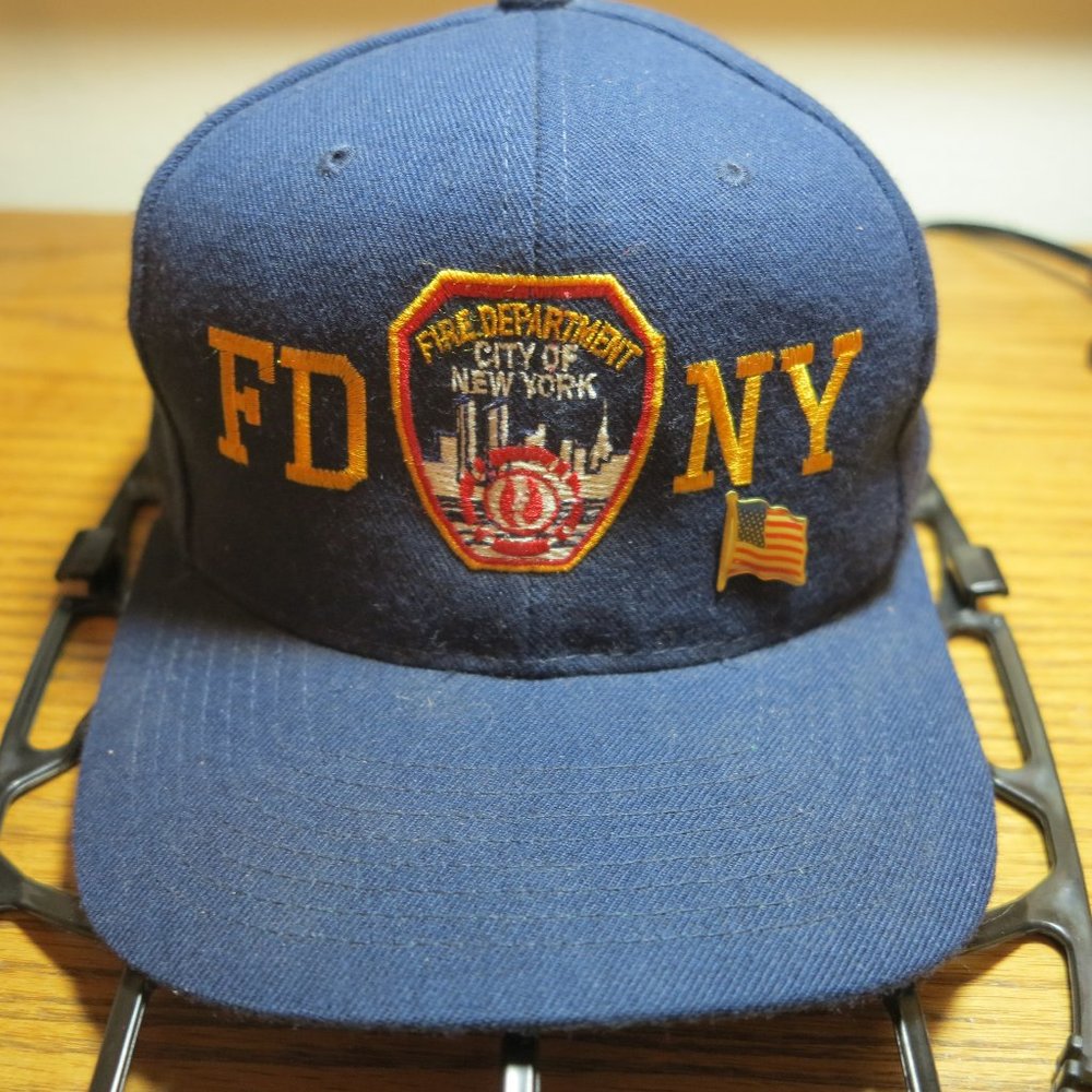 FDNY Hat with USA Pin